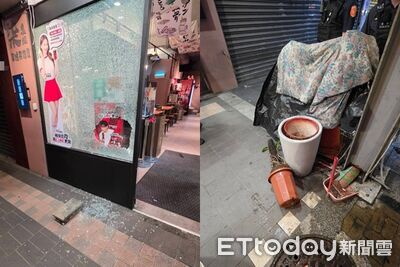 吐一地不爽要收5千清潔費！中和莽男砸破居酒屋玻璃　闆娘怒告