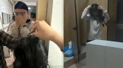 陸男大生戴假髮潛入女宿　躲廁所「偷原味內衣」轉賣