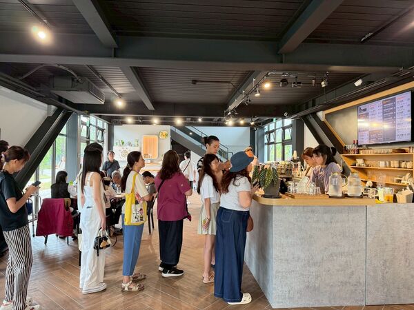 ▲「後湖溪生態園區」日前正式營運,舟日咖啡廳。（圖／業者提供）