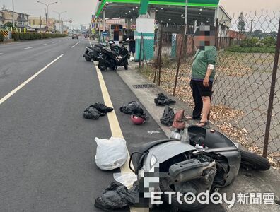 屏東市4機車連環撞！母載7歲童雙雙掛彩…4人送醫