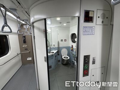 台鐵區間車廁所傳旅客洗澡「釀車廂積水」　鐵路警調監視器追查