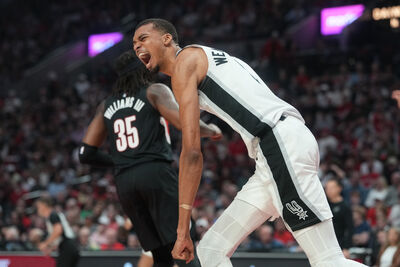 溫班亞瑪克服腦震盪復出　轟27分7阻攻助馬刺3比1季後賽聽牌