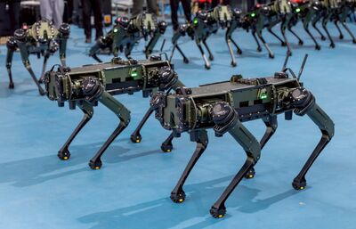 國軍導入機器狗執行城鎮作戰等任務 中科院:努力開發各型功能