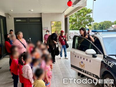 小小公民第一課　初鹿附幼走進警分局認識警察工作