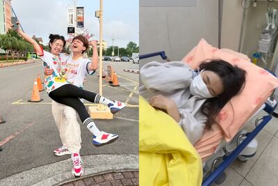 二伯摔破頭爆血喊「我頭凹下去了」　蔡阿嘎嚇壞急送醫還原狀況