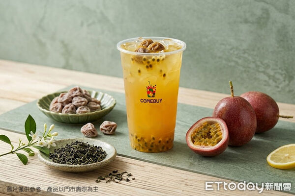 ▲▼COMEBUY百香話梅冰綠、多多系列。（圖／COMEBUY提供）