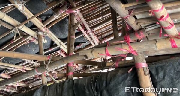 ▲台南左鎮二寮里發生一家三口陳屍住處事件，警方封鎖現場調查，卻傳出意外起獲26萬元現金。（記者林東良翻攝，下同）