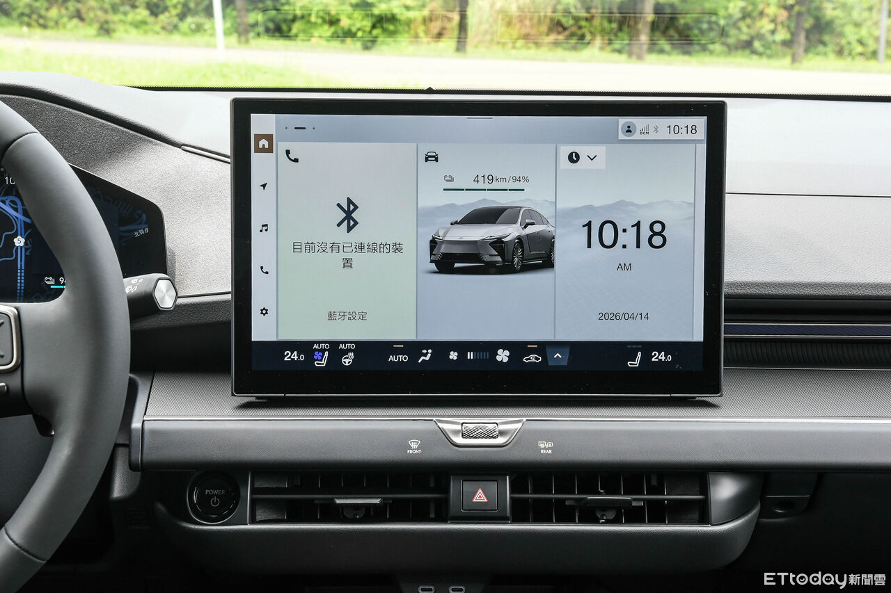 ▲新一代LEXUS ES空間強勢！全新電動版更是新鮮感十足。（圖／記者徐煜展攝）