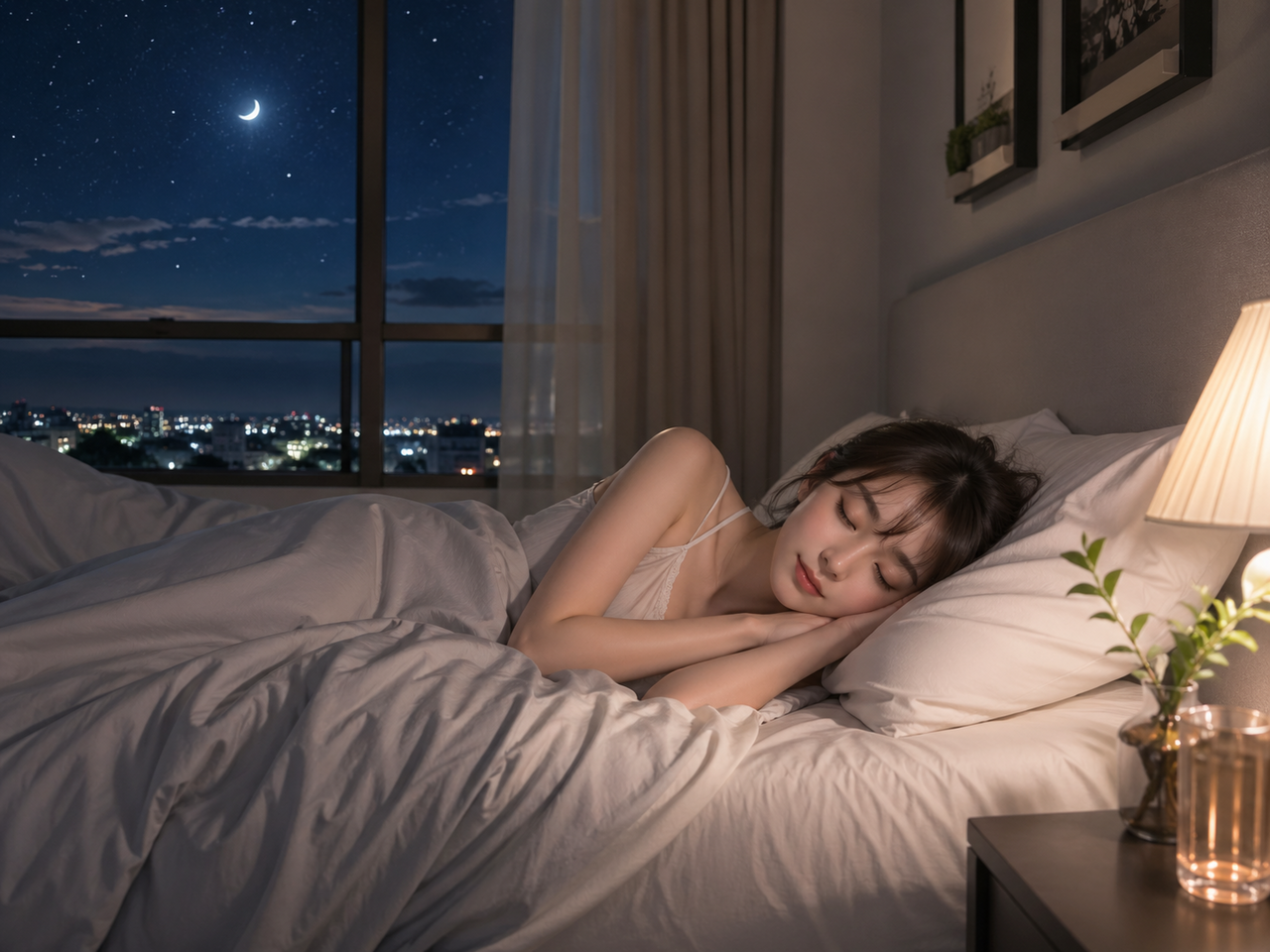 ▲睡眠,睡覺,熟睡,。（AI協作圖／記者李薇製作，經編輯審核）