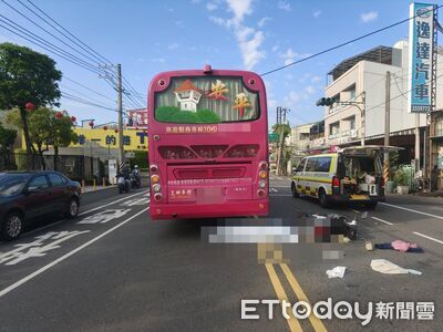 快訊／台南奪命車禍！遊覽車碰撞機車…28歲女騎士當場慘死