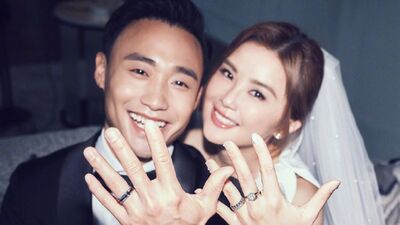 快訊／阿Sa結婚了！　閃嫁小10歲教練男友：恭喜我嫁你，恭喜你娶我