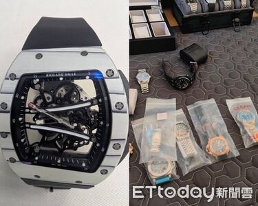 「億萬富翁入場券」RM錶高仿貨只賣2萬 地下工廠侵權8千萬被抄