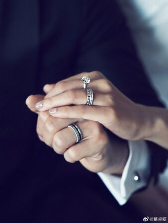 ▲阿Sa結婚。（圖／翻攝自阿Sa微博）