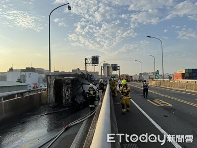 剩200m就到公司！高雄24歲貨車駕駛撞護欄燒成焦屍　家屬悲痛