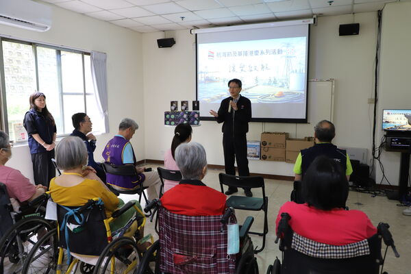▲基隆港務分公司蘇建榮總經理致詞。（圖／港務公司提供）