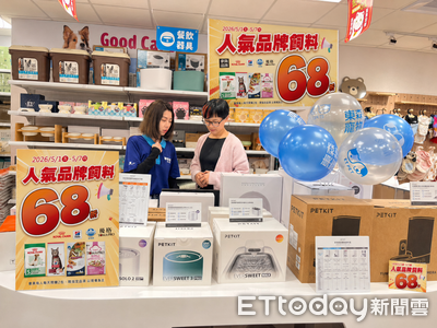 東森寵物「五一補糧不罷工」 75折限定優惠先搶先贏!