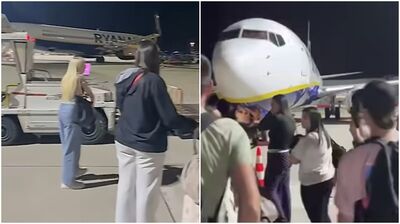 安檢太慢飛機不等！30多人衝停機坪「肉身擋機」超失控