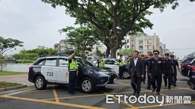 嘉義縣新警用車輛授車校閱 　執勤效率與安全雙提升
