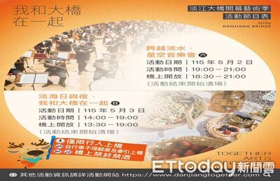 淡江大橋「星空音樂會」週末登場　接駁資訊看這裡