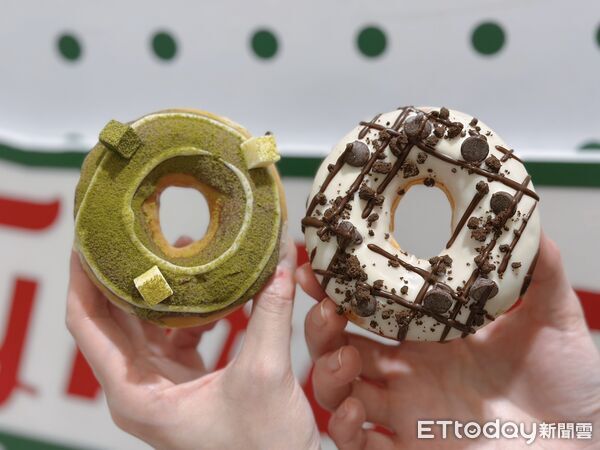 ▲▼Krispy Kreme攜手義大利「Kinder健達」、美國「Hershey&rsquo;s好時」及日本「meiji明治」等巧克力品牌推出全新3款甜甜圈。（圖／記者蕭筠攝）