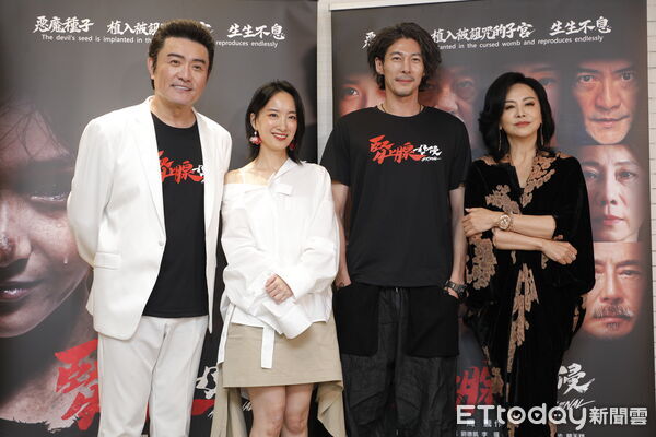 ▲▼《田麗、郭鑫、李㼈腎上腺母侵》前進橫濱國際映畫祭行前記者會，出席嘉賓：田麗、郭鑫、李㼈、劉黛瑩、陳詩雅、祈錦鈅、金莎、班鐵翔、劉克勉。（圖／記者湯興漢攝）