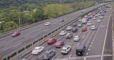 國3南港聯絡道「紫爆」　國道上午防9地雷路段