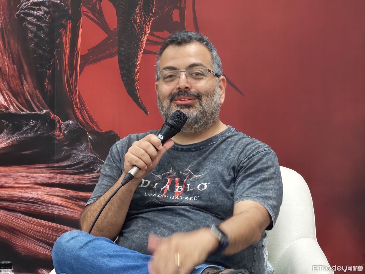 ▲▼      暗黑破壞神4,遊戲副總監 Zaven Haroutunian       。（圖／記者蘇晟彥攝）