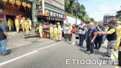 新北拱心宮媽祖遶境抵基隆　邱佩琳迎駕祈福：凝聚善念守護城市
