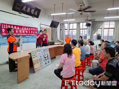 七股歌友會變防災教室 南消三大進社區宣導居家安全