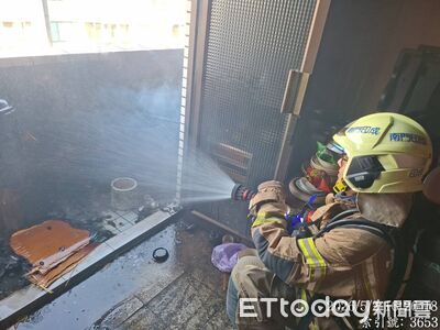 陽台燒雜物釀火警！國民路住宅起火　南消急灌救幸無傷亡