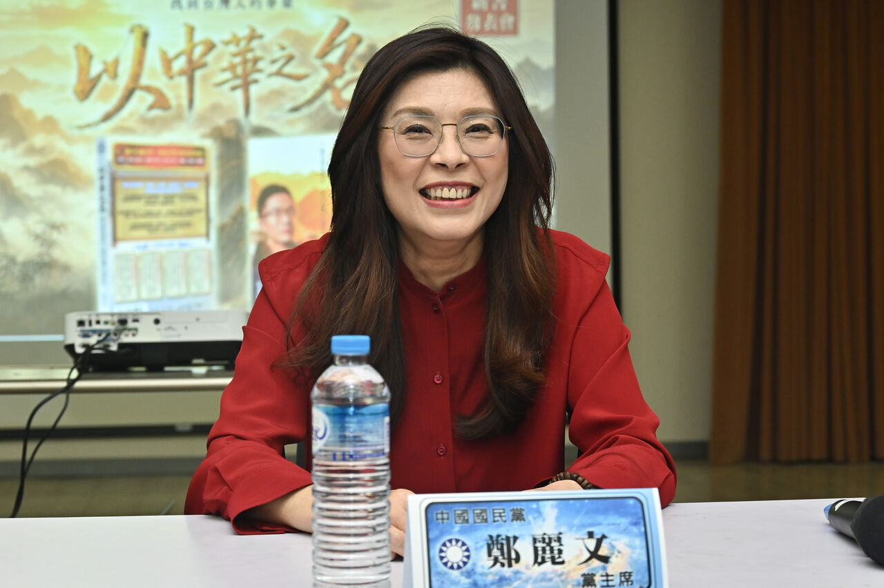 稱用正能量融化美國人 鄭麗文明訪美:國民黨能確保兩岸不打仗