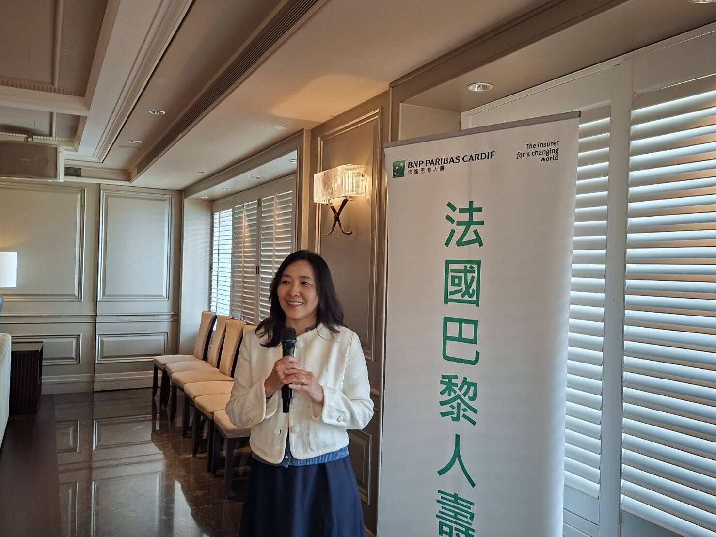 ▲▼法國巴黎人壽總經理黃宥甄。（圖／記者巫彩蓮攝）