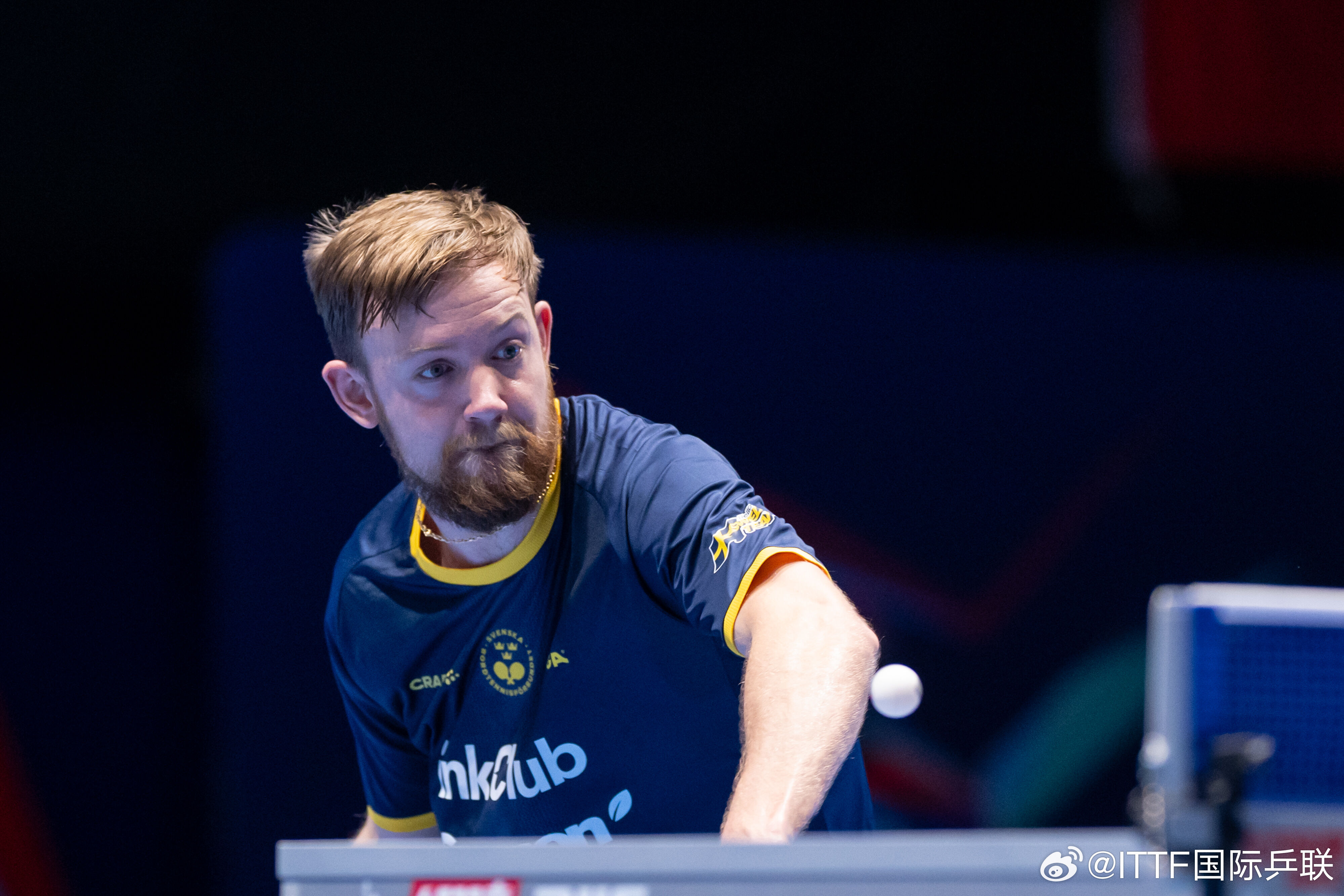▲謝爾貝里。（圖／ITTF國際乒聯）