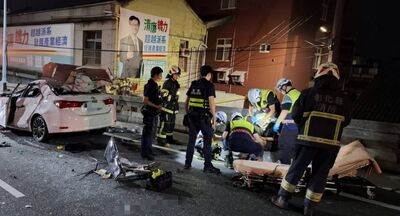 彰化市BMW連撞汽機車釀2死2傷！新婚夫妻天人永隔　騎士斷肢慘死