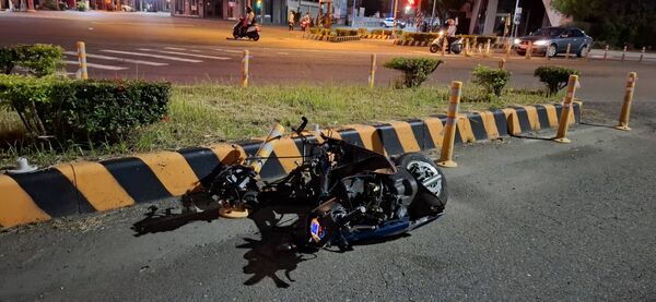 ▲彰化市中華路橋發生死亡車禍。（圖／記者唐詠絮翻攝）