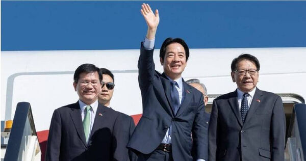 賴清德如何返台備受關注。（圖／總統府提供）