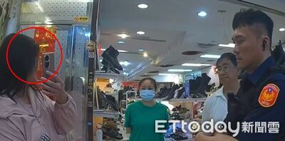 「電眼主播」士林夜市買鞋差20元當街失控　爆氣鬧警察畫面曝光