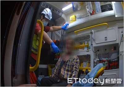 屏東男倒路邊滿臉血！酒後走路回家跌倒　消即刻救援送醫