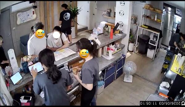 ▲新竹一位男子跟早餐店員吵架。（圖／翻攝自狄志為臉書）