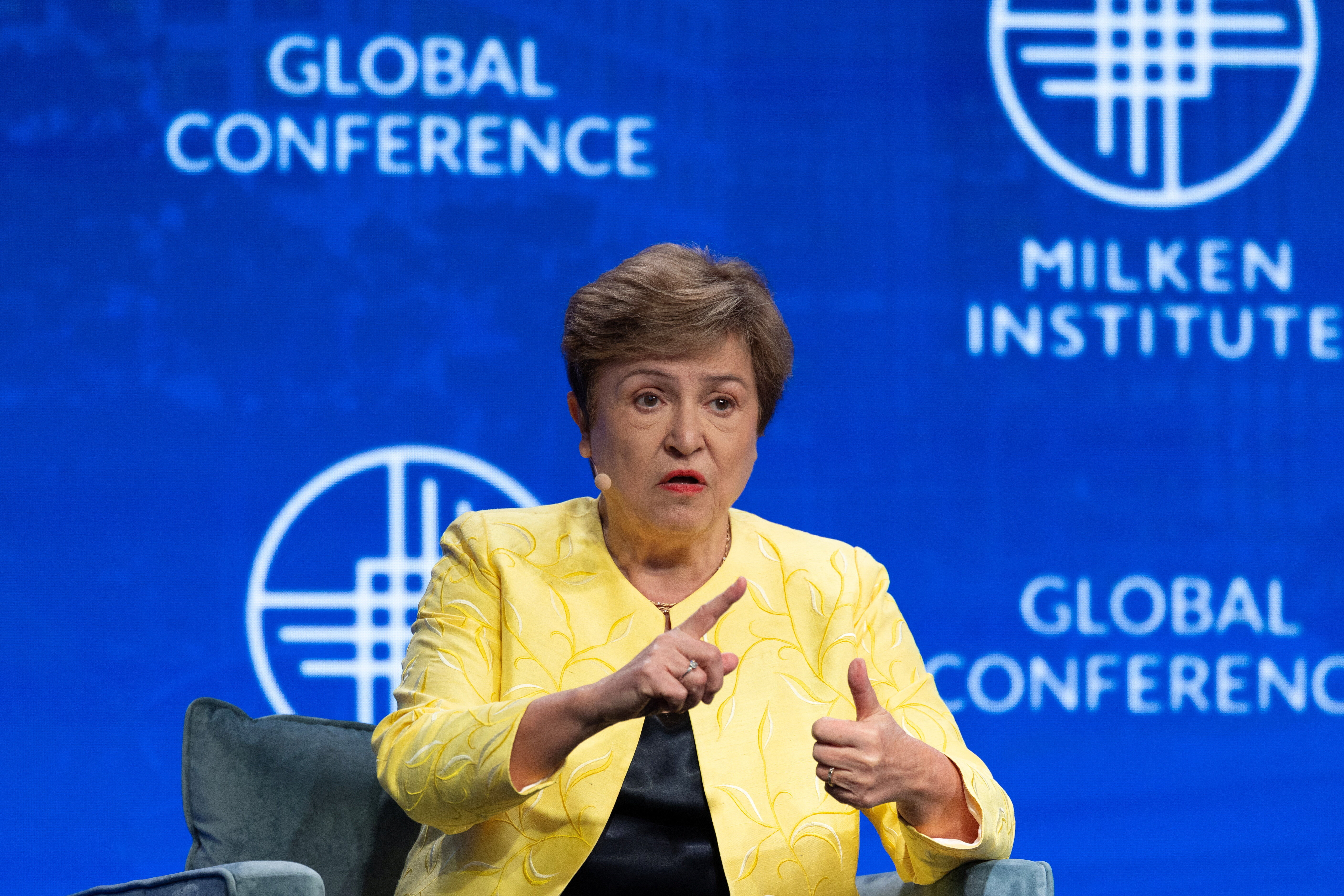 ▲▼國際貨幣基金組織（IMF）總裁喬治艾娃（Kristalina Georgieva）。（圖／路透）