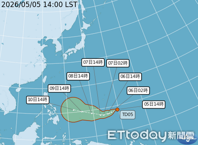 「哈格比」颱風最快明晨生成　周五鋒面接力降雨機率增