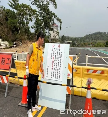 ▲▼  銜接不力致新路空置、舊路塞爆！王浩質詢嘉市火化場聯外道路進度  。（圖／王浩服務處提供）
