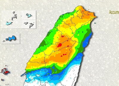 雲嘉如有結界！　1天累積雨量「南部多地幾乎0」