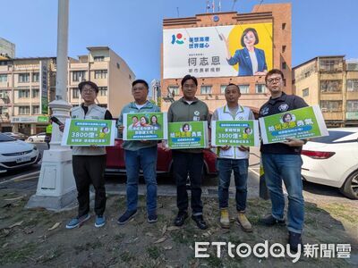 藍營軍購分歧 高雄綠5議員參選人KMT黨部前唱《勇氣》狂酸