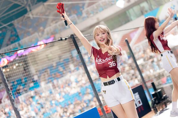 ▲樂天女孩禹菡。（圖／樂天桃猿提供）