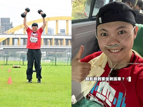 ▲▼《超偶》冠軍錄影驚傳送醫！曾昱嘉癱軟坐救護車。（圖／翻攝自臉書）