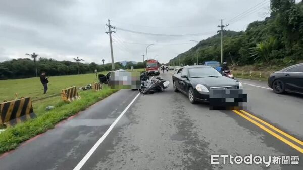 ▲新北市鶯歌區嚴重車禍釀6傷，肇事駕駛驗出毒品反應。（圖／記者陳以昇翻攝，下同）