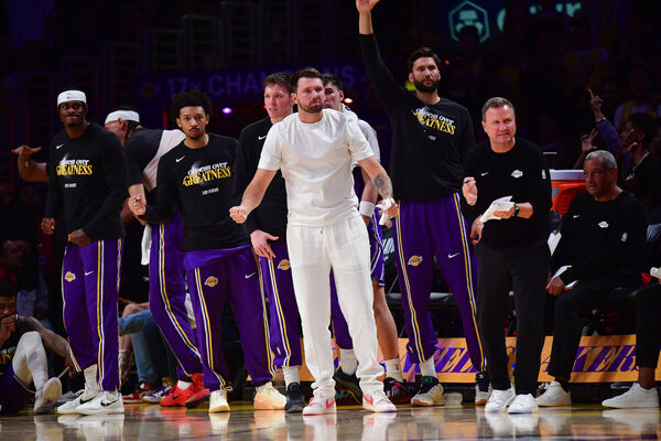 ▲洛杉磯湖人唐西奇（Luka Doncic）。（圖／路透）