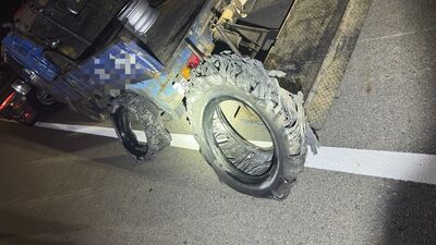 國3和美段驚魂夜！聯結車突爆胎　21車閃避不及連撞