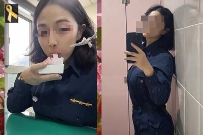 「胸放桌上」吃大福悼念惹議！桃園女警背景曝　曾控遭退休警性騷